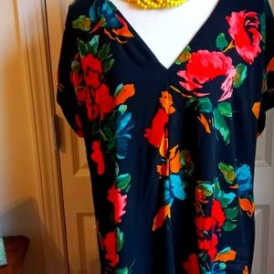 A New Day Floral Dress XL